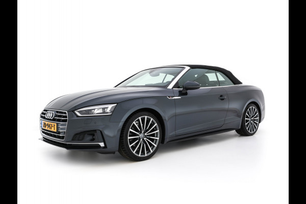 Audi A5 Cabriolet 2.0 TFSI MHEV Design Pro Line Plus S-Line-Sportpack Aut. *LEATHER-ALCANTARA | MATRIX-LED | BANG&OLUFSEN | ADAPTIVE-CRUISE | BLIND-SPOT | AIR-SCARF | DIGI-COCKPIT | CAMERA | KEYLESS | NAVI-FULLMAP | DAB+ | HEATED-SPORTSEATS | TOWBAR | 19"ALU*