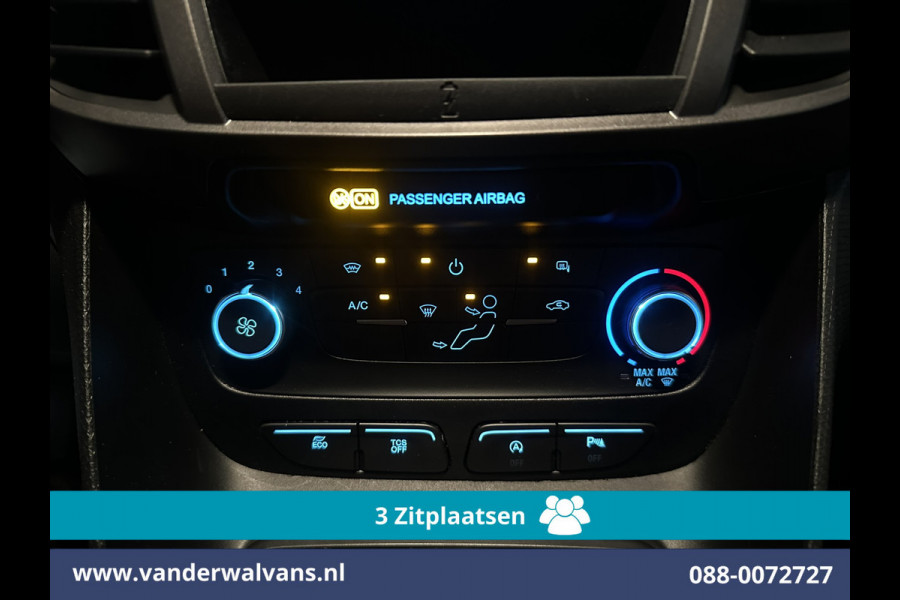 Ford Transit Connect 1.5 EcoBlue 101pk L2H1 Euro6 Airco | 3-Zits | Camera | Navigatie | Verwarmde voorruit Parkeersensoren, Bijrijdersbank