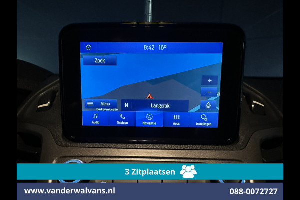 Ford Transit Connect 1.5 EcoBlue 101pk L2H1 Euro6 Airco | 3-Zits | Camera | Navigatie | Verwarmde voorruit Parkeersensoren, Bijrijdersbank