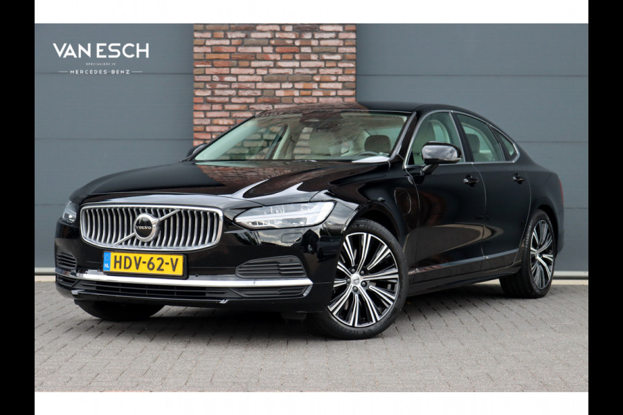 Volvo S90 2.0 T8 Plug-In Hybrid AWD Plus Bright | Pilot Assist | Leder | Memory | Trekhaak | Camera | Achterbank Verwarmd | Verwarmd Stuurwiel | Apple Carplay/Android Auto |