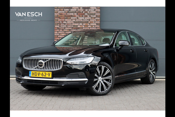 Volvo S90 2.0 T8 Plug-In Hybrid AWD Plus Bright | Pilot Assist | Leder | Memory | Trekhaak | Camera | Achterbank Verwarmd | Verwarmd Stuurwiel | Apple Carplay/Android Auto |