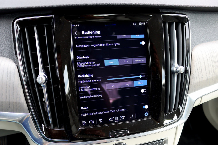 Volvo S90 2.0 T8 Plug-In Hybrid AWD Plus Bright | Pilot Assist | Leder | Memory | Trekhaak | Camera | Achterbank Verwarmd | Verwarmd Stuurwiel | Apple Carplay/Android Auto |