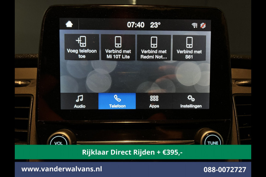 Ford Transit Custom 2.0 TDCI L2H1 Euro6 *Rijklaar Direct Rijden* Airco | Camera | Android auto | Cruisecontrol | Parkeersensoren verwarmde voorruit, bijrijdersbank, 2800kg trekvermogen