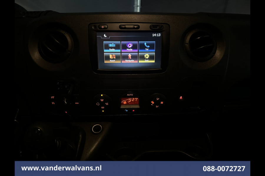 Opel Movano 2.3 CDTI 146pk L2H2 Euro6 Airco | Imperiaal | Trap | Camera | Navigatie | 2500kg Trekhaak Cruisecontrol, Parkeersensoren, Bijrijdersbank