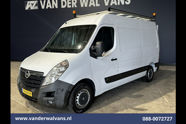 Opel Movano 2.3 CDTI 146pk L2H2 Euro6 Airco | Imperiaal | Trap | Camera | Navigatie | 2500kg Trekhaak Cruisecontrol, Parkeersensoren, Bijrijdersbank