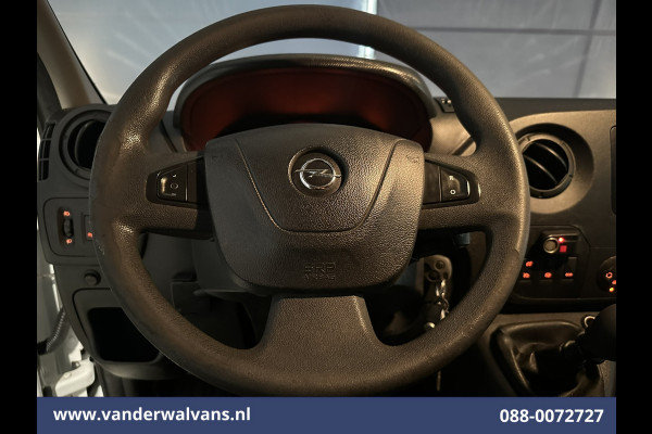 Opel Movano 2.3 CDTI 146pk L2H2 Euro6 Airco | Imperiaal | Trap | Camera | Navigatie | 2500kg Trekhaak Cruisecontrol, Parkeersensoren, Bijrijdersbank