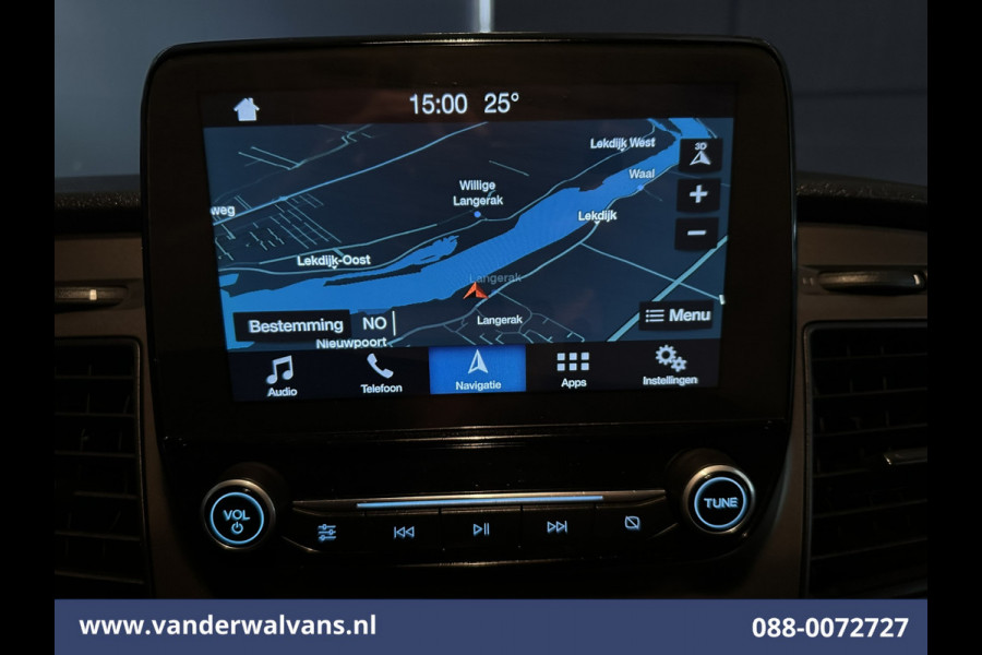 Ford Transit Custom 2.0 TDCI L1H1 Euro6 Airco | Navigatie | Cruisecontrol | Parkeersensoren | LED | Stoelverwarming Achterklep, Android Auto, 2500kg trekvermogen