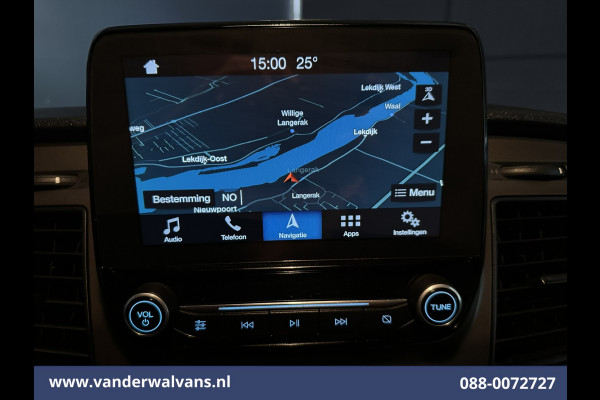 Ford Transit Custom 2.0 TDCI L1H1 Euro6 Airco | Navigatie | Cruisecontrol | Parkeersensoren | LED | Stoelverwarming Achterklep, Android Auto, 2500kg trekvermogen