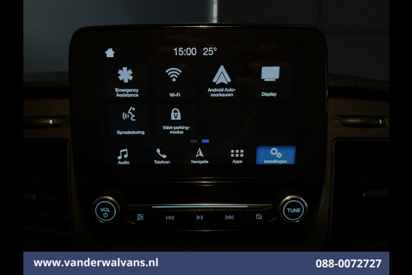 Ford Transit Custom 2.0 TDCI L1H1 Euro6 Airco | Navigatie | Cruisecontrol | Parkeersensoren | LED | Stoelverwarming Achterklep, Android Auto, 2500kg trekvermogen