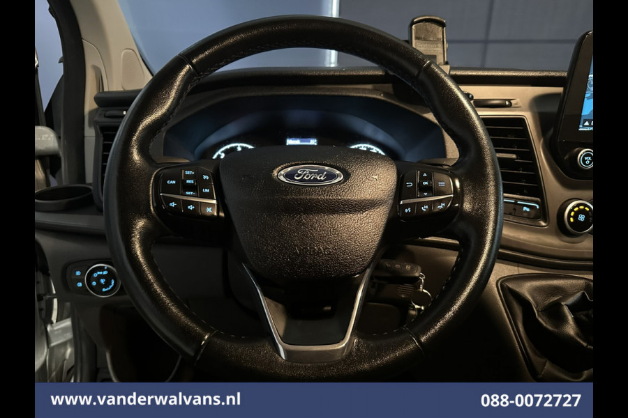 Ford Transit Custom 2.0 TDCI L1H1 Euro6 Airco | Navigatie | Cruisecontrol | Parkeersensoren | LED | Stoelverwarming Achterklep, Android Auto, 2500kg trekvermogen