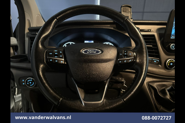 Ford Transit Custom 2.0 TDCI L1H1 Euro6 Airco | Navigatie | Cruisecontrol | Parkeersensoren | LED | Stoelverwarming Achterklep, Android Auto, 2500kg trekvermogen