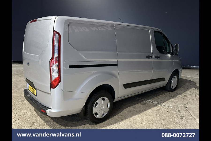 Ford Transit Custom 2.0 TDCI L1H1 Euro6 Airco | Navigatie | Cruisecontrol | Parkeersensoren | LED | Stoelverwarming Achterklep, Android Auto, 2500kg trekvermogen