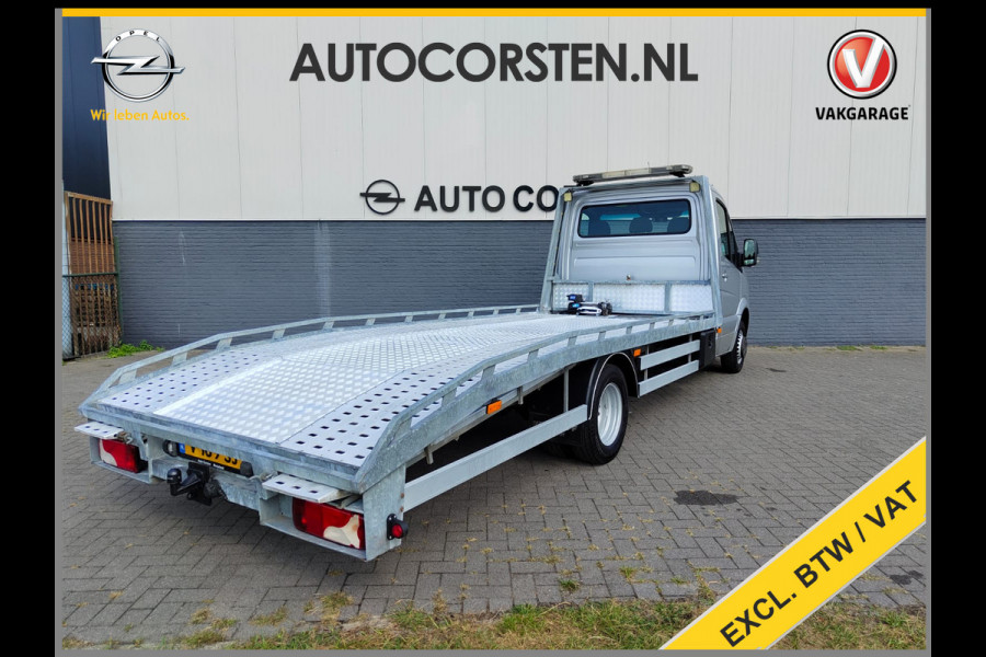 Mercedes-Benz Sprinter 519 3.0CDI V6 191PK 432 Autotransporter Lengte-5 3-Pers. EURO6 Ecc Navi Elek.Lier Trekhaak ESP Bluetooth Euro 6 Oprijplaten Origineel Nederlandse Sprinter