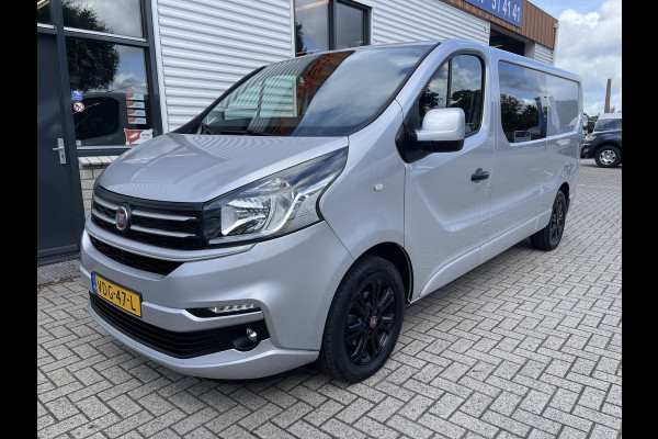Fiat Talento 1.6 MJ 125pk EcoJet L2H1 luxe DC 5 persoons SX / vaste prijs rijklaar € 17.950 ex btw / lease vanaf € 302 / zilver metallic / euro 6 / bpm vrij / airco / cruise / navi / trekhaak !