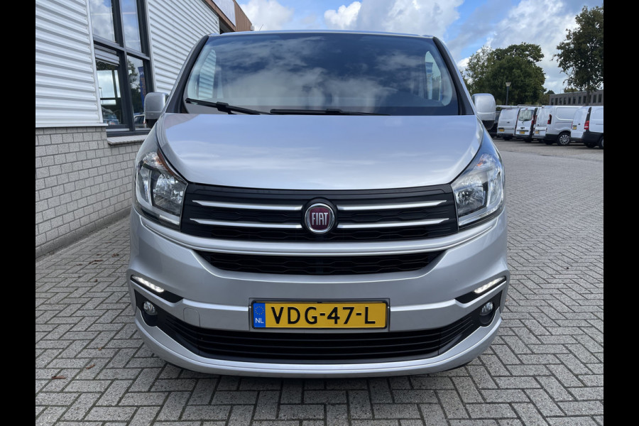 Fiat Talento 1.6 MJ 125pk EcoJet L2H1 luxe DC 5 persoons SX / vaste prijs rijklaar € 17.950 ex btw / lease vanaf € 302 / zilver metallic / euro 6 / bpm vrij / airco / cruise / navi / trekhaak !