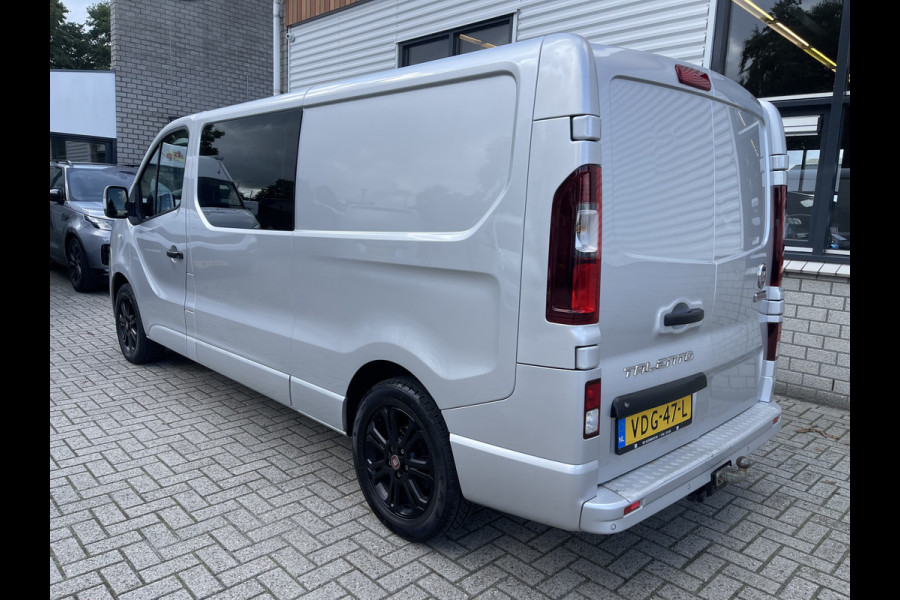 Fiat Talento 1.6 MJ 125pk EcoJet L2H1 luxe DC 5 persoons SX / vaste prijs rijklaar € 17.950 ex btw / lease vanaf € 302 / zilver metallic / euro 6 / bpm vrij / airco / cruise / navi / trekhaak !