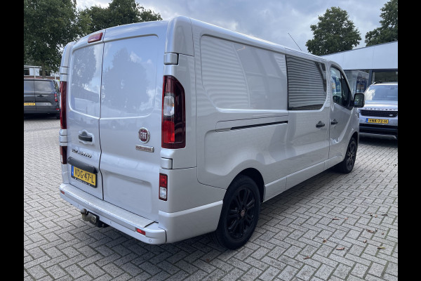 Fiat Talento 1.6 MJ 125pk EcoJet L2H1 luxe DC 5 persoons SX / vaste prijs rijklaar € 17.950 ex btw / lease vanaf € 302 / zilver metallic / euro 6 / bpm vrij / airco / cruise / navi / trekhaak !