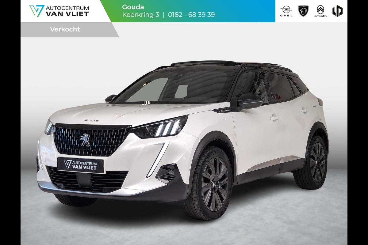 Peugeot 2008 1.2 PureTech 130pk EAT8 GT-Line Automaat | Glazen Schuifdak | Navigatie | Stoelverwarming | Achteruitrijcamera