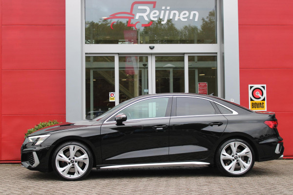 Audi A3 Limousine 2.0 TFSI 310PK S3 QUATTRO | APPLE CARPLAY/ANDROID AUTO | STOEL VERWARMING | S-LINE INTERIEUR/EXTERIEUR | SPORT STUUR S-LINE MET SCHAKEL FUNCTIE | NAVIGATIE | VIRTUAL COCKPIT PLUS | GLANS PAKKET | CRUISE CONTROL | ADVANCED KEY | AMBIENTE VERLICHTING | LANE ASSIST | CLIMATE CONTROL | FULL LED KOPLAMPEN | SPORT STOELEN | PARKEER SENSOREN ACHTER | S SPORTONDERSTEL | S REMMEN | DRAADLOZE TELEFOONLADER |