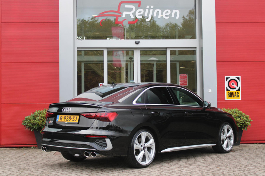 Audi A3 Limousine 2.0 TFSI 310PK S3 QUATTRO | APPLE CARPLAY/ANDROID AUTO | STOEL VERWARMING | S-LINE INTERIEUR/EXTERIEUR | SPORT STUUR S-LINE MET SCHAKEL FUNCTIE | NAVIGATIE | VIRTUAL COCKPIT PLUS | GLANS PAKKET | CRUISE CONTROL | ADVANCED KEY | AMBIENTE VERLICHTING | LANE ASSIST | CLIMATE CONTROL | FULL LED KOPLAMPEN | SPORT STOELEN | PARKEER SENSOREN ACHTER | S SPORTONDERSTEL | S REMMEN | DRAADLOZE TELEFOONLADER |