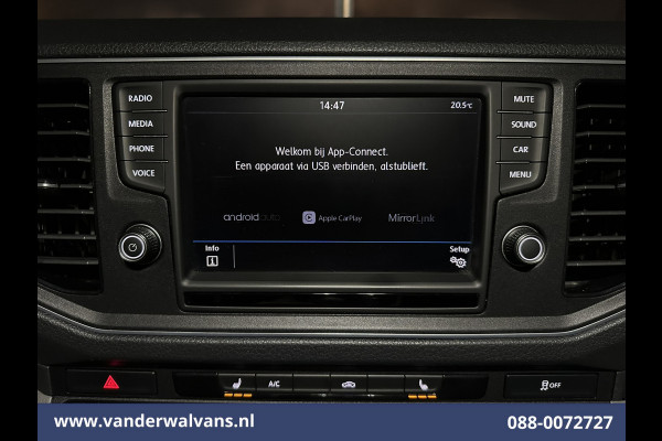 Volkswagen Crafter 2.0 TDI 140 pk L3H2 L2H1 Euro6 ** Airco | Apple Carplay | Cruisecontrol | Andoid Auto | Parkeersensoren, Stoelverwarming, Bijrijdersbank, 3000kg trekvermogen