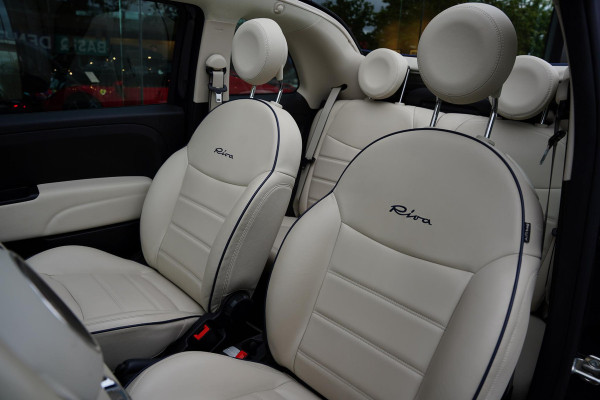 Fiat 500C Riva LTD Leder Beige Uniek 28 D.Km.