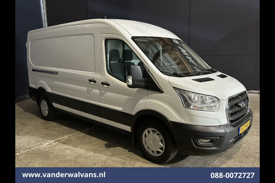 Ford Transit 2.0 TDCI 131pk L3H2 Euro6 Airco | Navigatie | Camera | Cruisecontrol | Apple Carplay | Stoelverwarming Android Auto, verwarmde voorruit, Parkeersensoren, Bijrijdersbank
