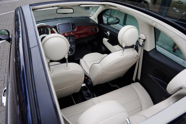 Fiat 500C Riva LTD Leder Beige Uniek 28 D.Km.