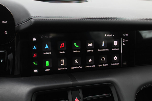 Porsche Taycan 4S Performance 84 kWh / SoH 91.3% / Panoramadak / 360Camera / Head-up / Achterasbesturing / Matrix LED / 21'' / Luchtvering / Bose / Stoelmassage / Sportchrono / Leder / Stuurverwarming / DAB / ACC
