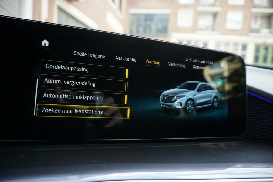 Mercedes-Benz EQC 400 4MATIC AMG Line Premium Plus 80 kWh | BTW | Adaptive Cruise | Lane Departure | 21inch | Sfeerverlichting | Mercedes garantie 04/2026 | Topstaat