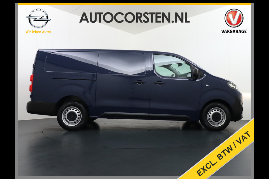 Citroën Jumpy 2.0HDI 123PK Automaat H1L3 120 XL 3-Persoons Airco Cruise Control Schuifdeur Betonplex Lat om Lat betimmering Achterdeuren Bluetooth Euro 6