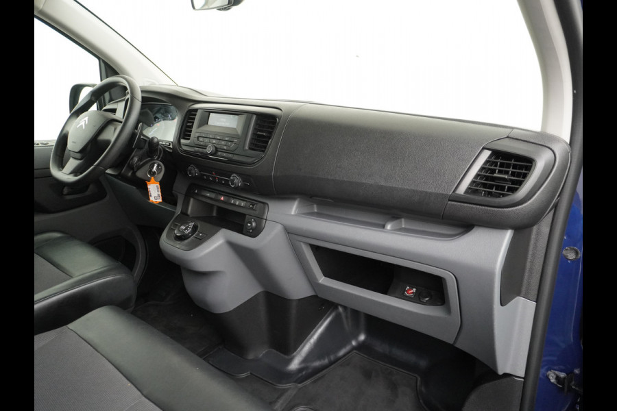 Citroën Jumpy 2.0HDI 123PK Automaat H1L3 120 XL 3-Persoons Airco Cruise Control Schuifdeur Betonplex Lat om Lat betimmering Achterdeuren Bluetooth Euro 6