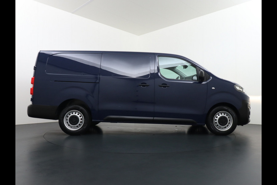 Citroën Jumpy 2.0HDI 123PK Automaat H1L3 120 XL 3-Persoons Airco Cruise Control Schuifdeur Betonplex Lat om Lat betimmering Achterdeuren Bluetooth Euro 6