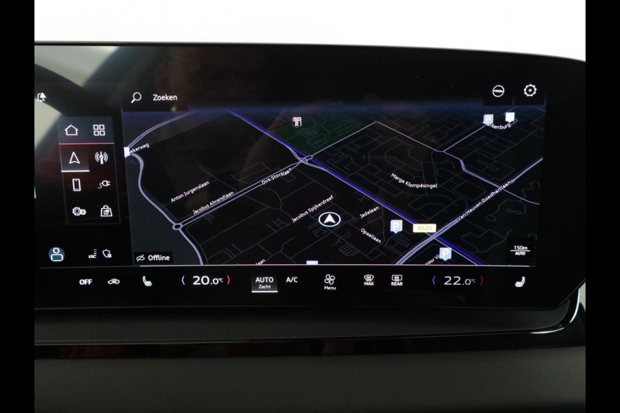 Audi Q6 e-tron Advanced edition e-tron perf 225kW/306pk 100Kwh Ha Tech Plus pakket, sportstoelen met leder, bumpers in kleur carrosserie, omgevingscamera's
