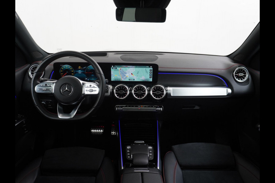 Mercedes-Benz EQB 250 AMG Line 7p. 67 kWh VAN: 38.900,- VOOR: 35.877,- UW HERFSTVOORDEEL: 3.023,- PANORAMADAK | ELECTR STOELEN+geheugen | AMBILIGHT | ADAPTIVE CRUISE | HEAD UP | MEGA COMPLEET!