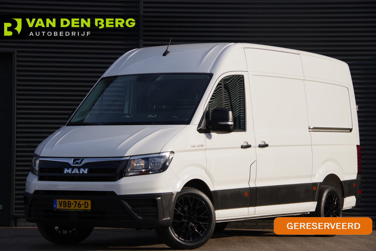 MAN TGE 35 2.0 TDI 140PK AUT L3H3 2X SCHUIFDEUR, TREKHAAK 3T, CRUISE, NAVI, APPLE CARPLAY, PDC, BLUETOOTH