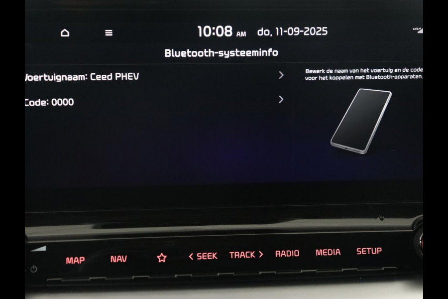 Kia Ceed Sportswagon 1.6 GDI PHEV ExecutiveLine | Automaat | Camera | Cruise control | Climate control | LMV 17 inch | LED | Stuurverwarming | Stoelverwarming | Lane assist | Navigatie
