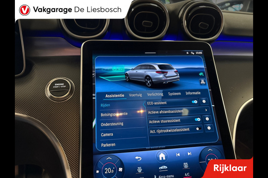 Mercedes-Benz C-Klasse Estate 300 e Luxury Line /leder/ memory-stoel / stoel-koeling / sfeer / led / Panorama-dak / distronic +