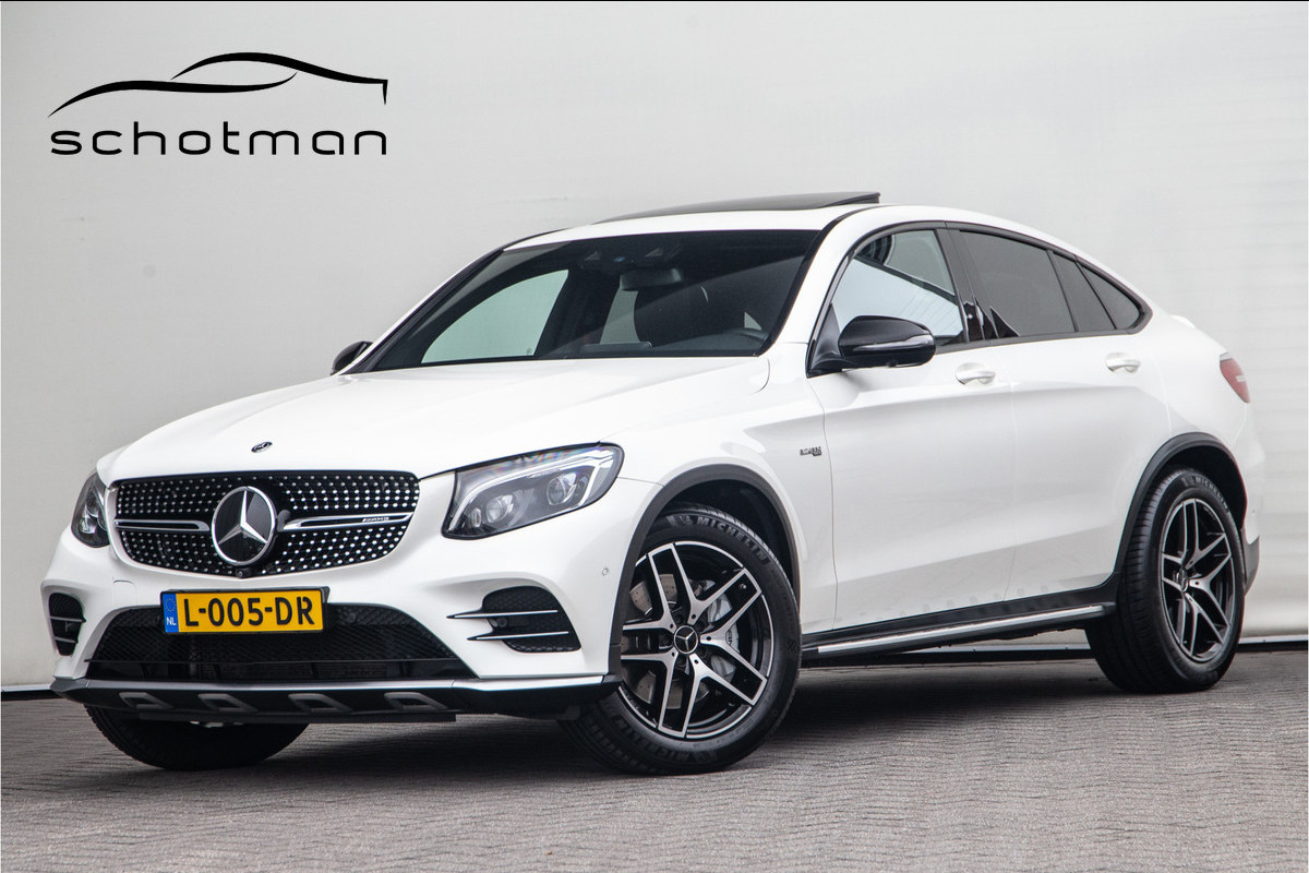 Mercedes-Benz GLC Coupé AMG 43 4MATIC Premium Plus, Nightpack, Burmester, Memory, Schuifdak 368pk Mercedes-Benz GLC Coupé AMG 43 4MATIC Premium Plus, Nightpack, Burmester, Memory, Schuifdak 368pk