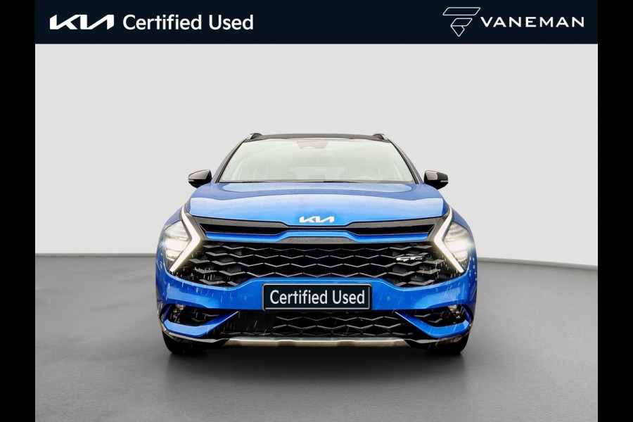 Kia Sportage 1.6 T-GDi Hybrid GT-Line Automaat | Panoramadak | Leder/Alcantara | Camera | Navi | Stuur-/Stoelverwarming | 18” Velgen | Clima | Key-Less | PDC | Cruise | LED |