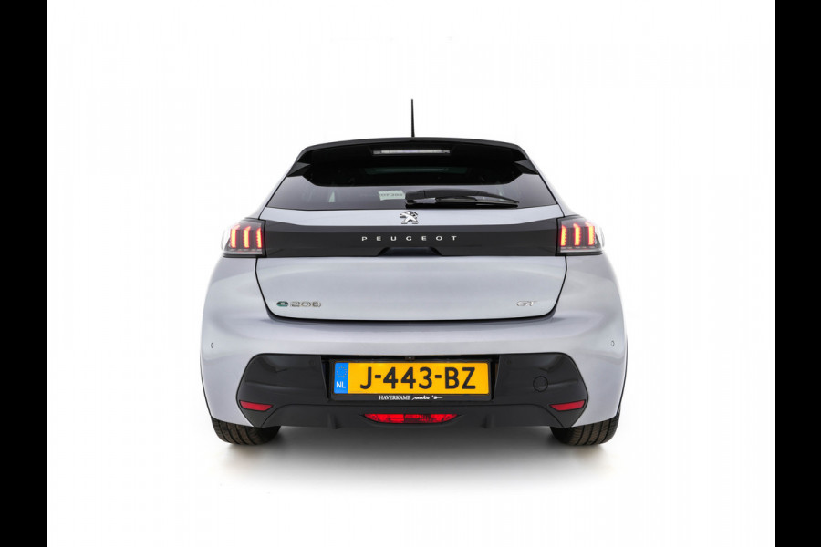 Peugeot e-208 EV GT-Line 350 50 kWh (INCL-BTW) *PANO | FULL-LED | DIGI-COCKPIT | BLINDSPOT | CAMERA | LEATHER-ALCANTARA | AMBIENT-LIGHT | NAVI-FULLMAP | LANE-ASSIST | KEYLESS | DAB | CCS-FASTLOADER | HEATED-SPORTSEATS | 17"ALU