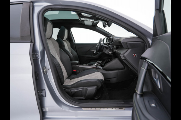 Peugeot e-208 EV GT-Line 350 50 kWh (INCL-BTW) *PANO | FULL-LED | DIGI-COCKPIT | BLINDSPOT | CAMERA | LEATHER-ALCANTARA | AMBIENT-LIGHT | NAVI-FULLMAP | LANE-ASSIST | KEYLESS | DAB | CCS-FASTLOADER | HEATED-SPORTSEATS | 17"ALU