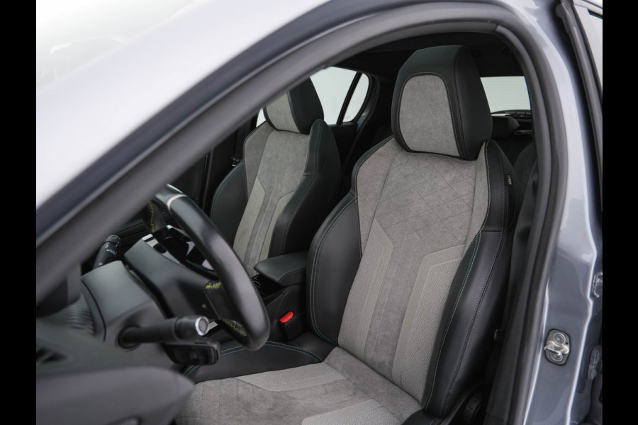 Peugeot e-208 EV GT-Line 350 50 kWh (INCL-BTW) *PANO | FULL-LED | DIGI-COCKPIT | BLINDSPOT | CAMERA | LEATHER-ALCANTARA | AMBIENT-LIGHT | NAVI-FULLMAP | LANE-ASSIST | KEYLESS | DAB | CCS-FASTLOADER | HEATED-SPORTSEATS | 17"ALU