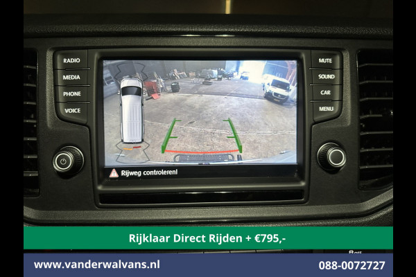 Volkswagen Crafter 2.0 TDI 140pk L3H3 L2H2 Euro6 *Rijklaar Direct Rijden* Airco | Camera | Apple Carplay | Cruisecontrol Parkeersensoren, Android Auto, Chauffeursstoel, Bijrijdersbank, 3000kg trekvermogen, zilver