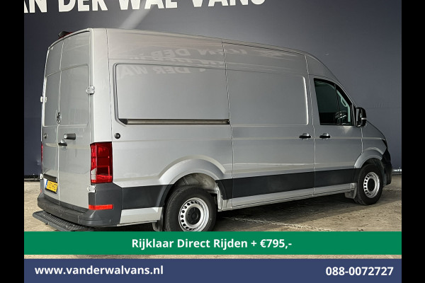 Volkswagen Crafter 2.0 TDI 140pk L3H3 L2H2 Euro6 *Rijklaar Direct Rijden* Airco | Camera | Apple Carplay | Cruisecontrol Parkeersensoren, Android Auto, Chauffeursstoel, Bijrijdersbank, 3000kg trekvermogen, zilver