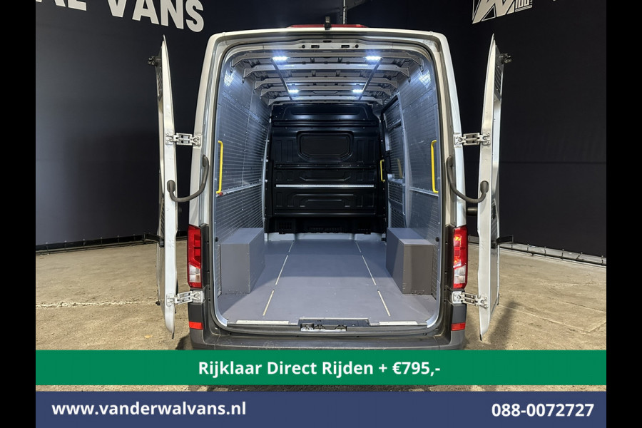 Volkswagen Crafter 2.0 TDI 140pk L3H3 L2H2 Euro6 *Rijklaar Direct Rijden* Airco | Camera | Apple Carplay | Cruisecontrol Parkeersensoren, Android Auto, Chauffeursstoel, Bijrijdersbank, 3000kg trekvermogen, zilver