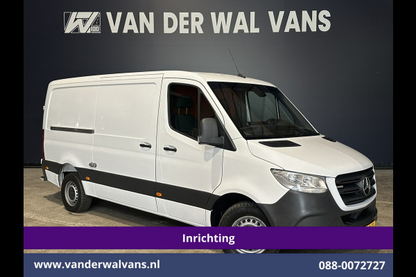 Mercedes-Benz Sprinter 316 CDI 164pk Achterwielaandrijving L2H1 inrichting Euro6 Airco | 2800kg Trekhaak | Camera | Cruisecontrol | Apple Carplay Android Auto, Parkeersensoren