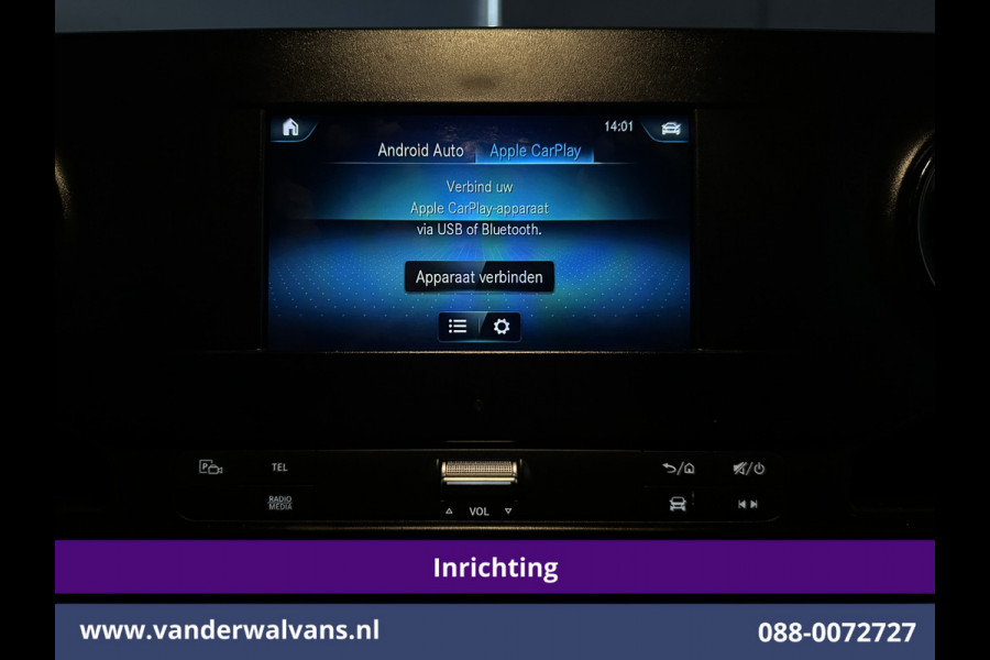 Mercedes-Benz Sprinter 316 CDI 164pk Achterwielaandrijving L2H1 inrichting Euro6 Airco | 2800kg Trekhaak | Camera | Cruisecontrol | Apple Carplay Android Auto, Parkeersensoren
