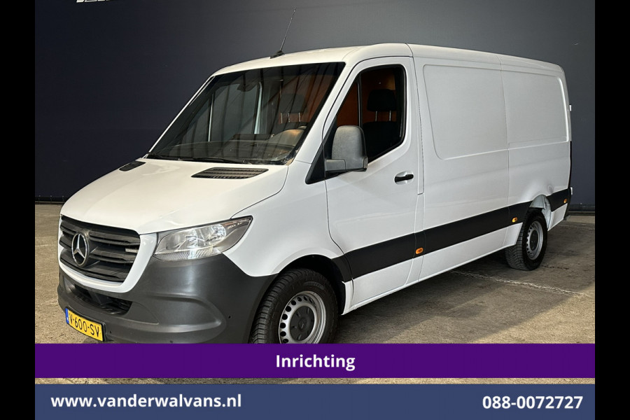 Mercedes-Benz Sprinter 316 CDI 164pk Achterwielaandrijving L2H1 inrichting Euro6 Airco | 2800kg Trekhaak | Camera | Cruisecontrol | Apple Carplay Android Auto, Parkeersensoren