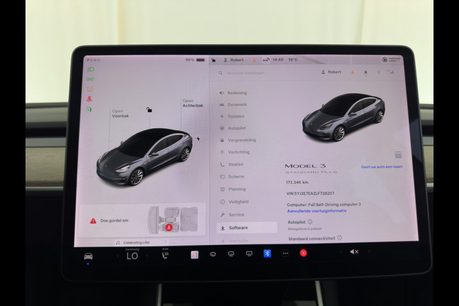 Tesla Model 3 Standard RWD Plus 60 kWh [ 3-Fase ] {SOH-86%} (INCL-BTW) Aut. *PANO | AUTO-PILOT | LUXURY-LEATHER | KEYLESS | FULL-LED | MEMORY-PACK | SURROUND-VIEW | DAB | CARPLAY | DIGI-COCKPIT | LANE-ASSIST | COMFORT-SEATS | TOWBAR | 19"ALU*